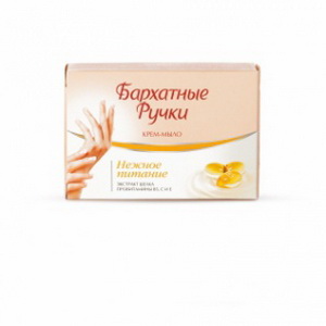 4600702083590 — Бархат ручки кр-мыло нежное питание 75г