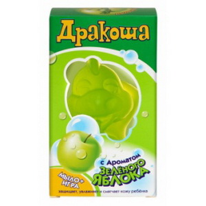 4600702088526 — Фигурное детское мыло "дракоша" (яблоко)