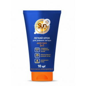 4600702089219 — Крем легкий для ровного загара "Sun Expert" SPF 10 200 мл