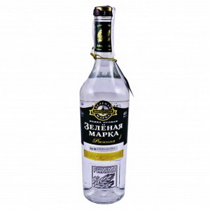 4600893900492 —  Водка особая "Зеленая Марка Ржаная"