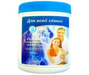 4600999001741 — Влажные салфетки освежающие для всей семьи 120шт.