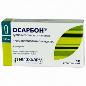 4601026017018 — Осарбон, суппозитории вагинальные 10шт