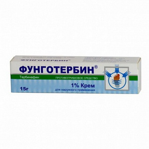 4601026301810 — Фунготербин, крем 1% 15г