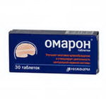 4601026302800 — Омарон, таблетки 400 мг+25 мг 30 шт