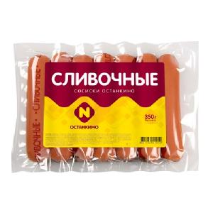 4601296005715 — Сливочные сосиски Останкино