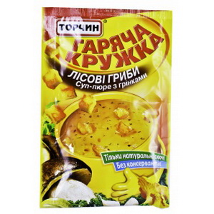4601339001100 — Суп быстрого приготовления "Торчин" Горячая кружка Лесные грибы