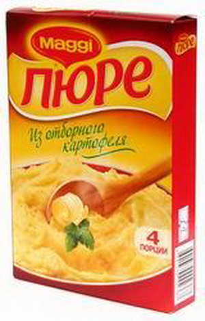 4601339002367 — Пюре "Maggi" из отборного картофеля, 120 г (4 порции)