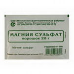 4601429002604 — Магния Сульфат, порошок 20 г 1 шт