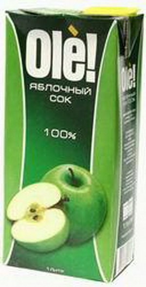 4601433002317 — Сок "Ole!" яблочный, 1л