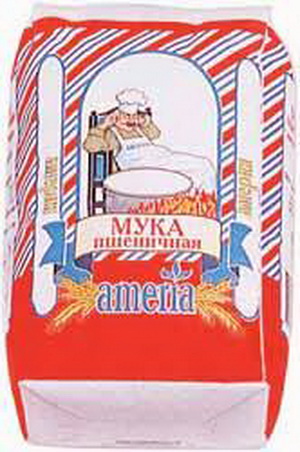 4601583000287 — Мука пшеничная фасованная "Ameria" в/с, 2кг