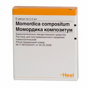 4601654000697 — Момордика Композитум, раствор для инъекций 2,2мл 5шт