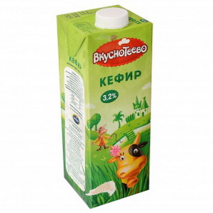4601751003089 — Кефир "Вкуснотеево", 3,2%, 1000 г