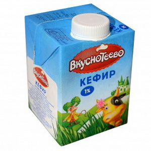 4601751003119 — Кефир "Вкуснотеево" 1% ,500гр.
