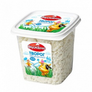 4601751006202 — Творог "Вкуснотеево" 0.5% пл/ст 350г