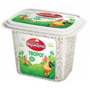4601751008657 — Творог "Вкуснотеево" 5% пл/ст 220г