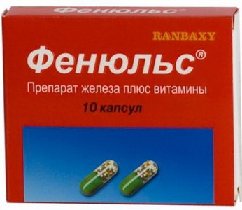 4601764001133 — Фенюльс, капсулы 10 шт