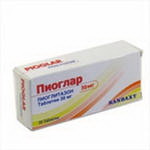 4601764002567 — Пиоглар, таблетки 30Мг 30 шт