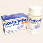 4601808008180 — Компливит, кальций форте д3 таблетки 100 шт