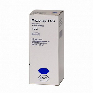 4601907002249 — Мадопар ГСС, капсулы 125мг 100шт
