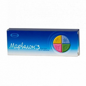 4601909000106 — Марвелон, таблетки 21х3шт