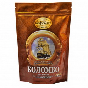 4601985003534 — Кофе раст."Кофейня на паях"Коломбо эк.пак.95г.