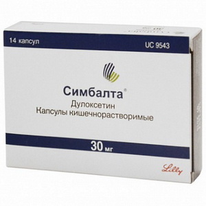 4602103003429 — Симбалта, капсулы 30мг 14шт
