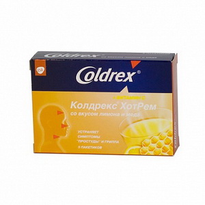 4602233005058 — Колдрекс Хотрем, порошок(мед-лимон) 5г 5шт