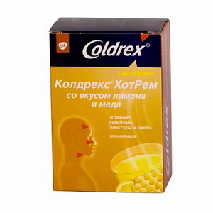 4602233006482 — Колдрекс Хотрем, порошок(мед-лимон) 5г 10шт