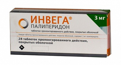 4602243002160 — Инвега, таблетки 3Мг 28шт