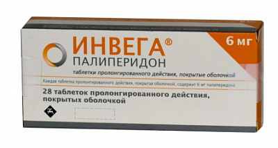 4602243002177 — Инвега, таблетки 6Мг 28 шт