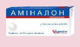 4602424001678 — Таблетки аминалон по 0,25 г
