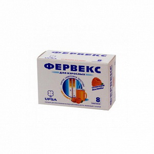 4602505007469 — Фервекс с сахаром, порошок 8шт