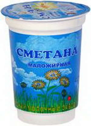 4602547000176 - Сметана маложирная 15%, 200 г. 