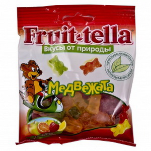 4602606003711 — Мармелад жевательный "Fruittella" медвежата. 70 г. 
