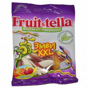 4602606003728 — Мармелад жевательный "Fruit-tella" змеи XXL, 70 г.