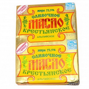 4602907000013 — Масло `Альпийское` сливочное, 72,5%, 170г, ООО Хладокомбинат
