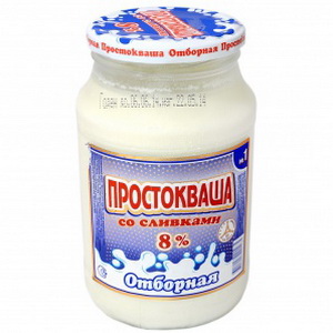 4602907001485 — Простокваша "Черкесский хладокомбинат" Отборная со сливками 8% ст/б 900г