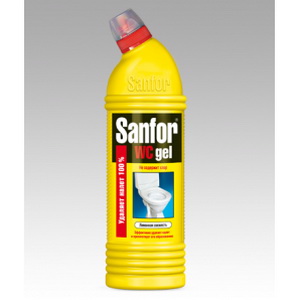 4602984002771 - Санитарно-гигиеническое средство "Санфор" WC гель, Лимонная свежесть, 750мл.