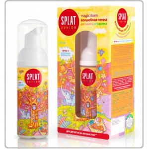 4603014001276 — Пенка для полости рта детская "splat junior" с фтором /tooth foam with fluoride for children