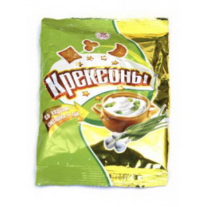 4603082403842 — Крексоны "Галан" Сметана+лук 50г