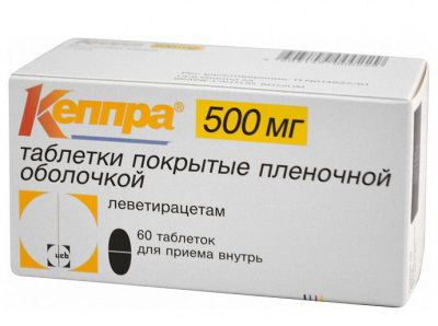 4603149000229 — Кеппра, таблетки 500Мг 60 шт.
