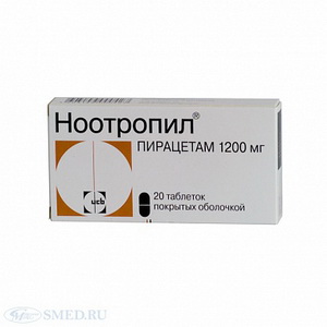 4603149000427 — Ноотропил, таблетки 1200 мг 20 шт