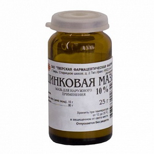 4603380000750 — Цинковая мазь, для наружного применения 10% 25г