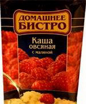 4603552001424 — Каша овсяная с малиной 47гр/Домашнее бистро/