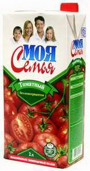 4603889001197 — Сок "Моя семья" томатный, 2 л 