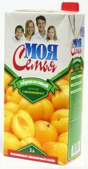 4603889002972 — Нектар "Моя семья" абрикосовый, 2 л