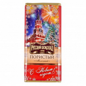 4603955001915 — Шоколад "Русский шоколад" Пористый молочный, 100 г. 