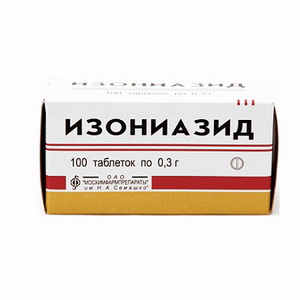 4604060996172 — Изониазид, таблетки 300мг 100шт