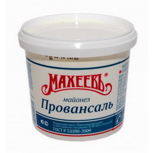 4604248000554 — Майонез "Махеевъ" 60%, 920гр, ведро 