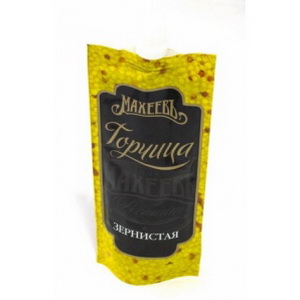 4604248004859 — Горчица "Махеевъ" Зернистая д/п 140г